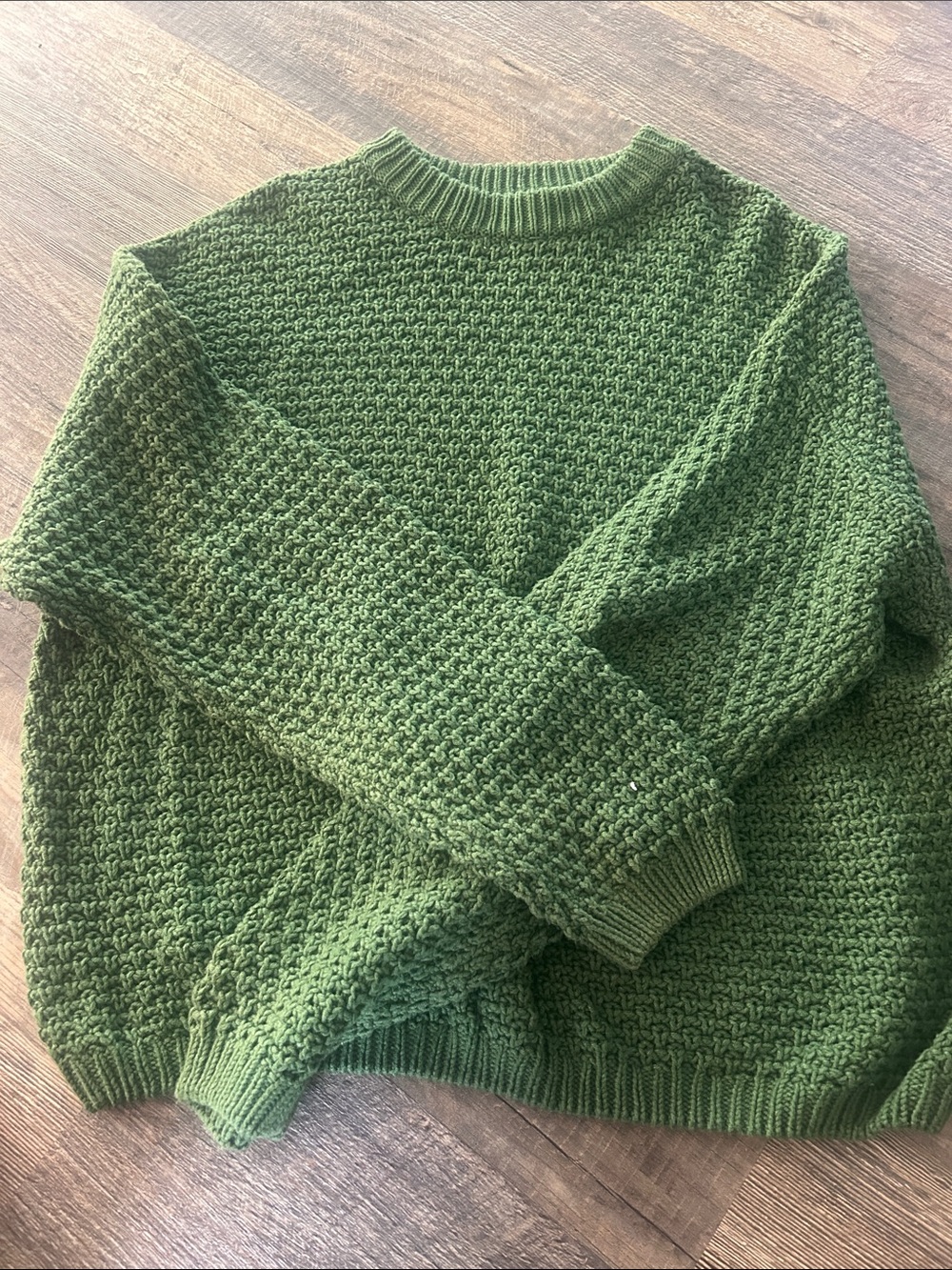 CO Green Chunky Knit Sweater - XXL